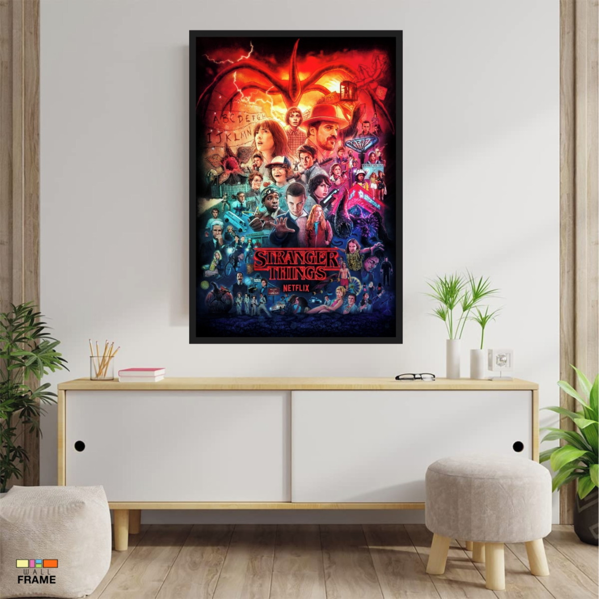 5 Quadros Decorativos Pôsteres Stranger Things Netflix 21x30