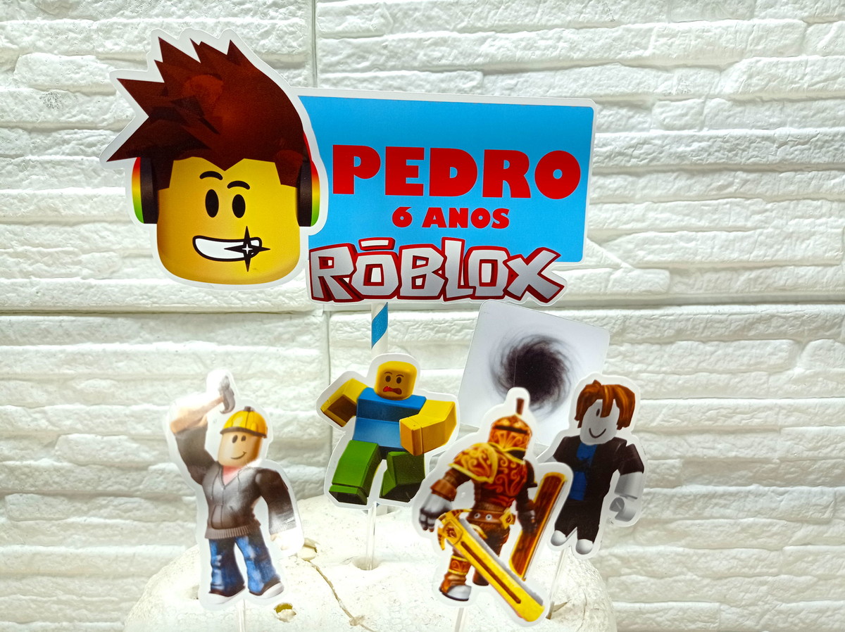 Festa roblox com meu avatar  Produtos Personalizados no Elo7