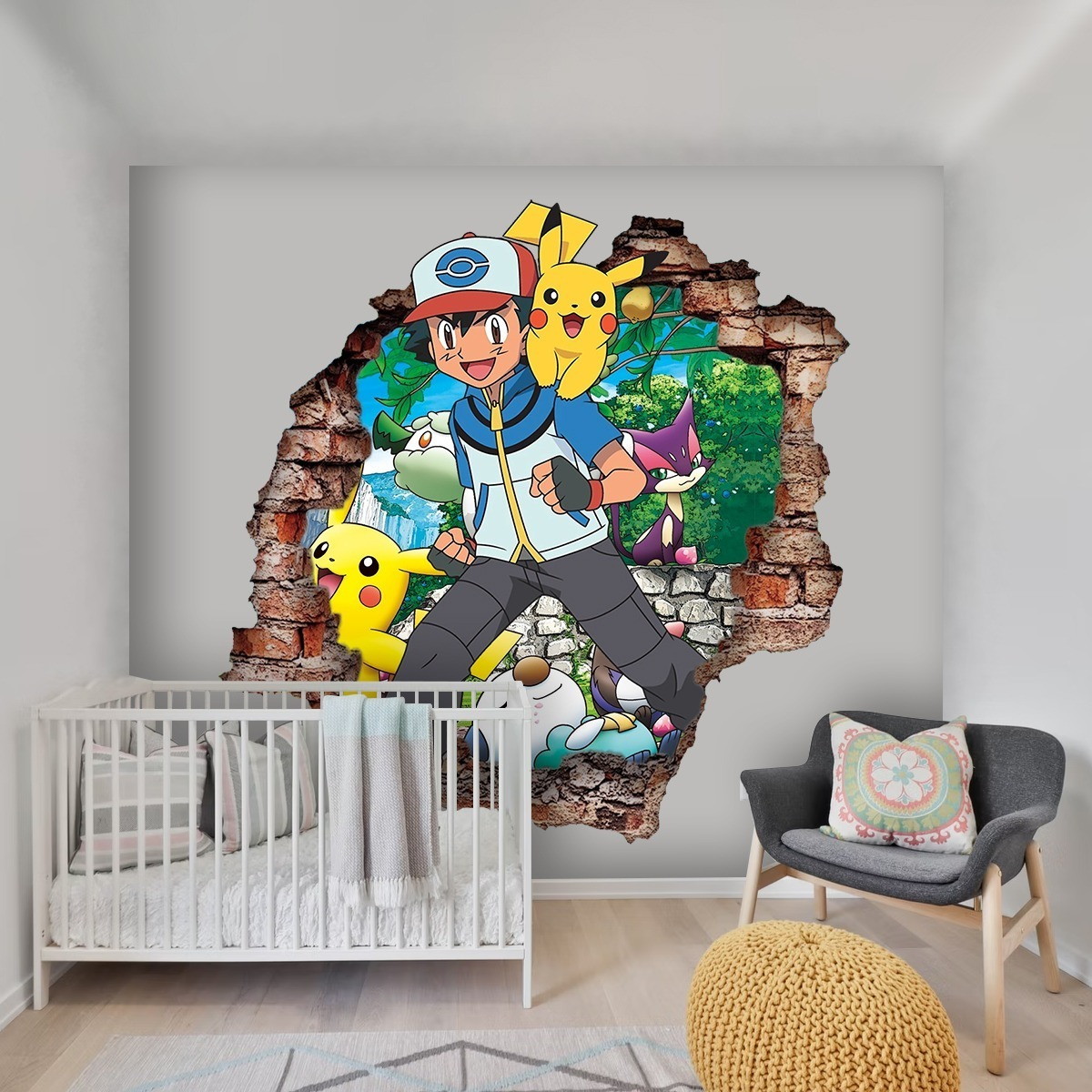 Adesivo Decorativo Pokemon Pequeno