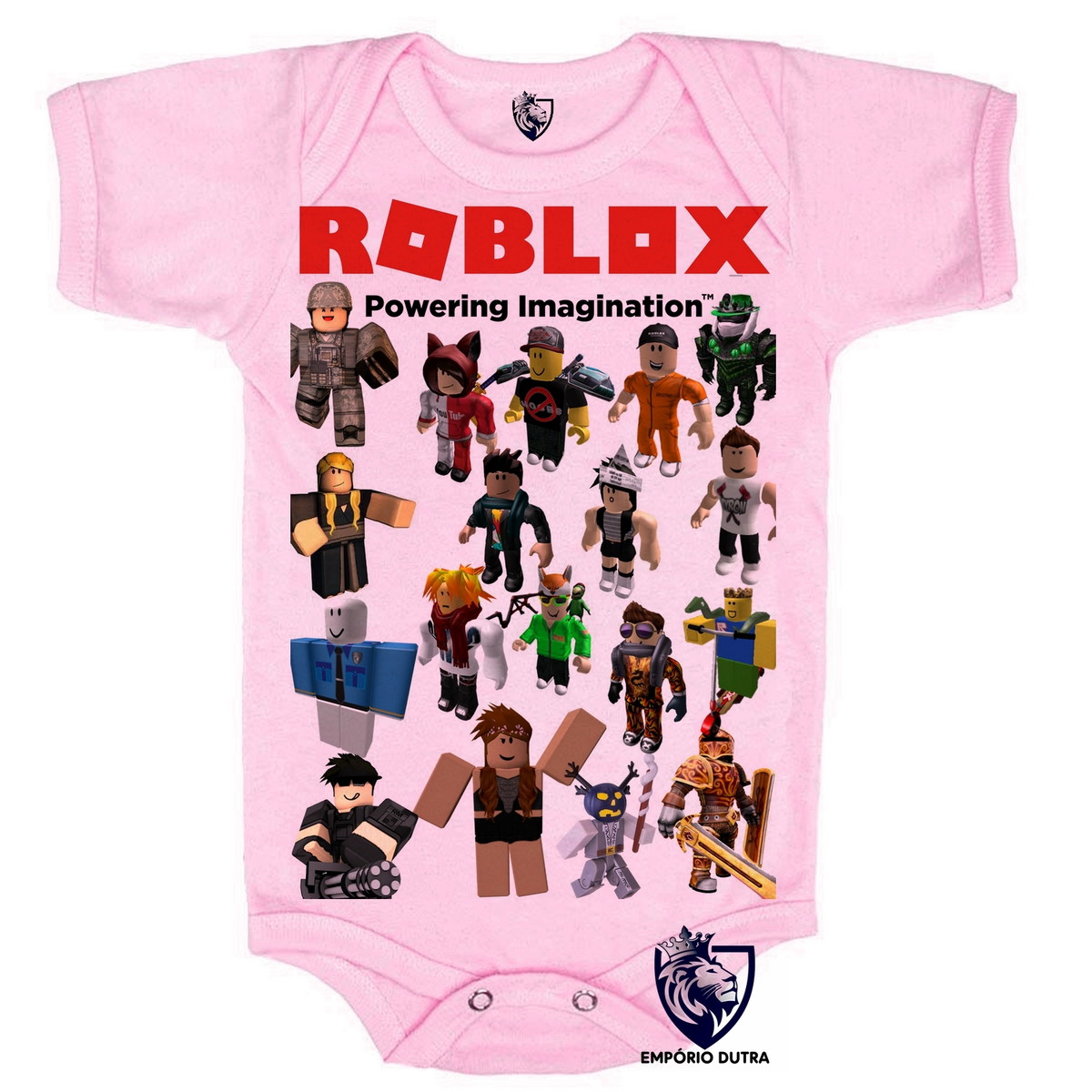 Body Personalizado Roupa Bebê Roblox Skins Personagens Mode