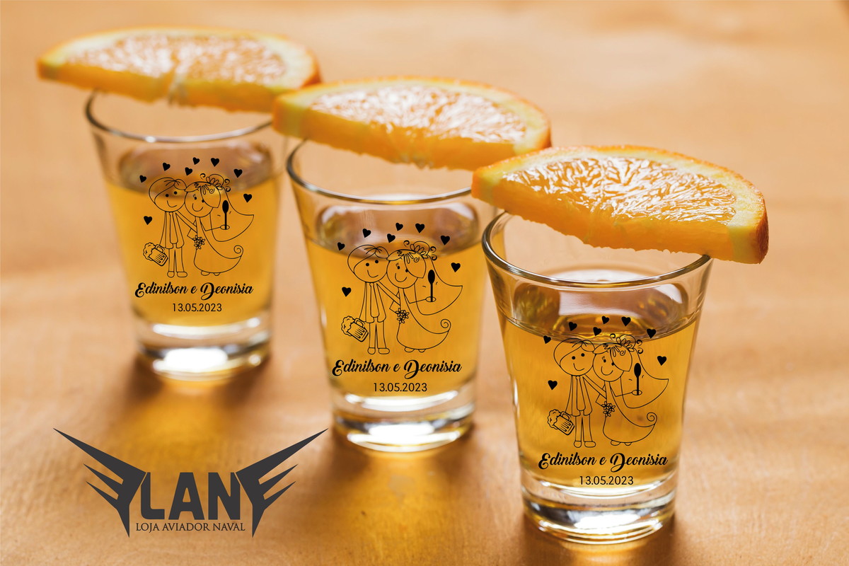 Copinhos de Vidro de Dose de Cachaça Shot | Elo7