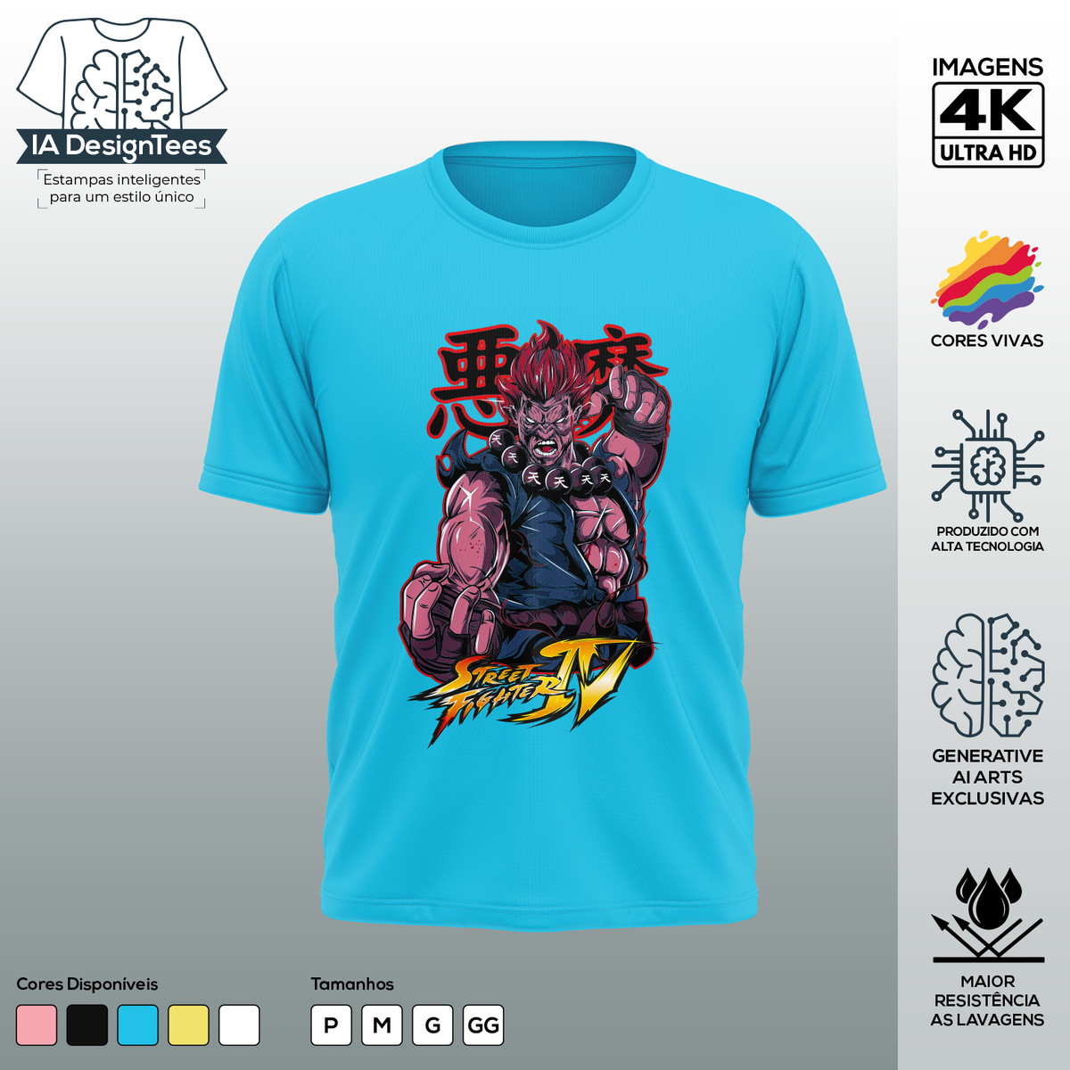 Camiseta Camisa Personalizada Game Street Fighter Vega 1_x000D_ - Zahir  Store - Outros Moda e Acessórios - Magazine Luiza