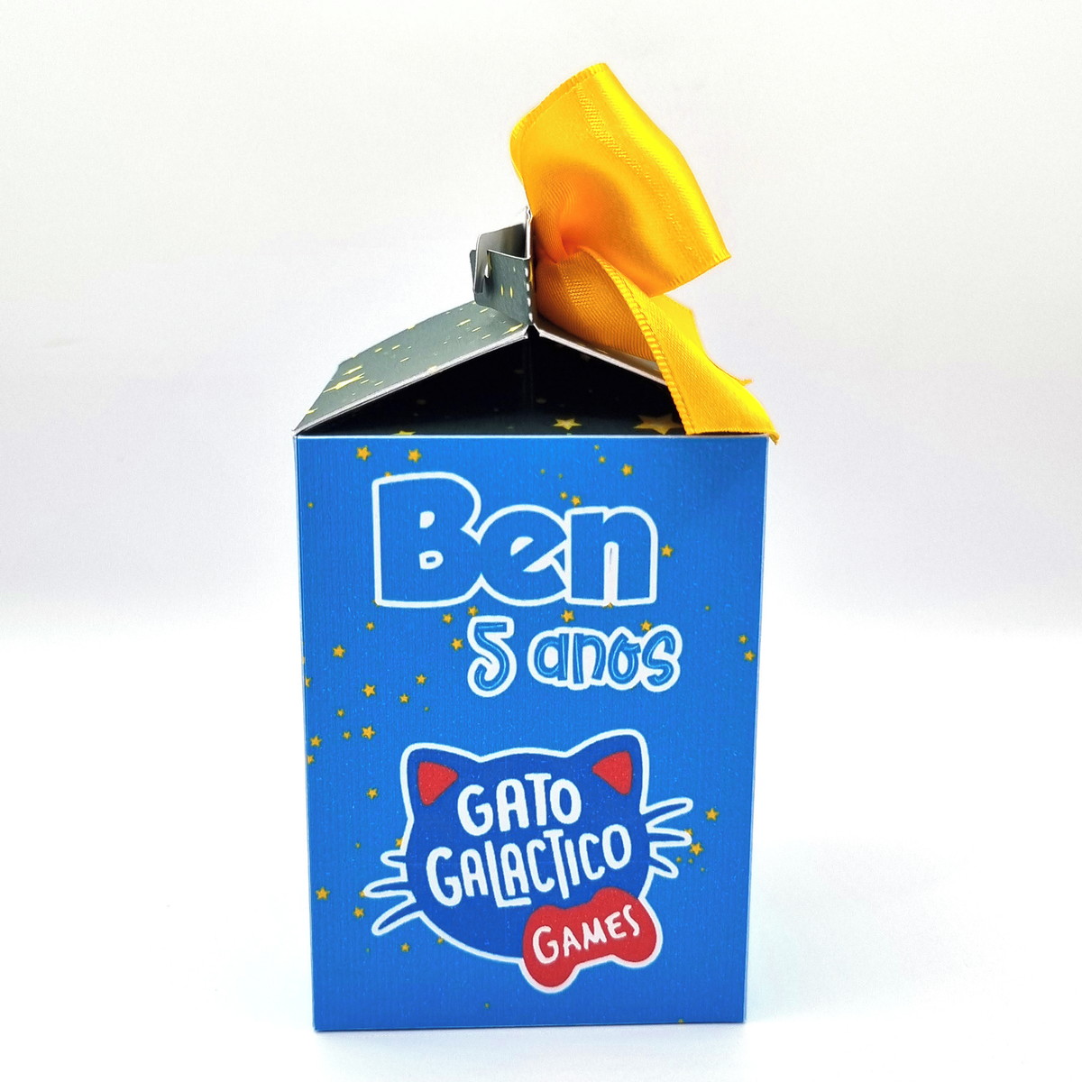 Caixa Milk Gato Galáctico – Kit com 5 unidades – Eloarts