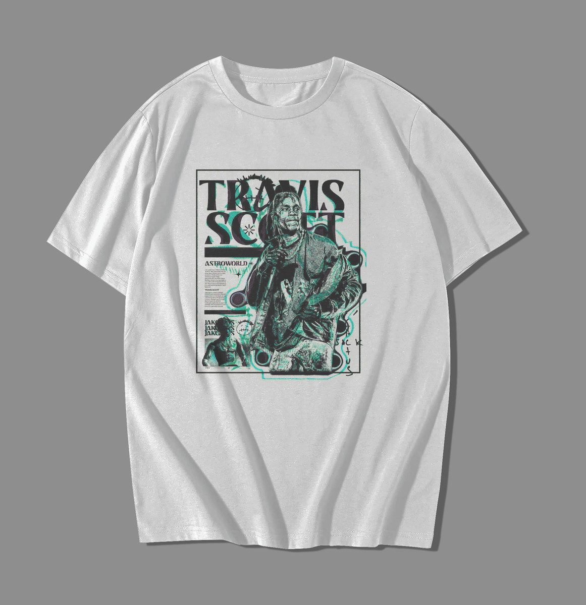 Camiseta Travis Scott | Loja Atomic | Elo7 Produtos Especiais
