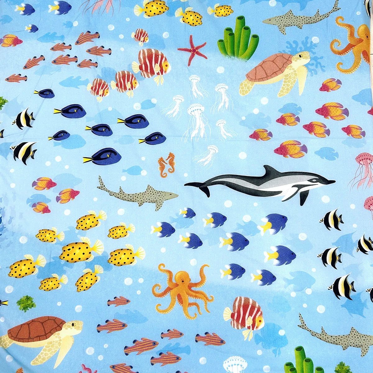 Capa de Almofada Cavalo Marinho 40x40 cm - Miüdo