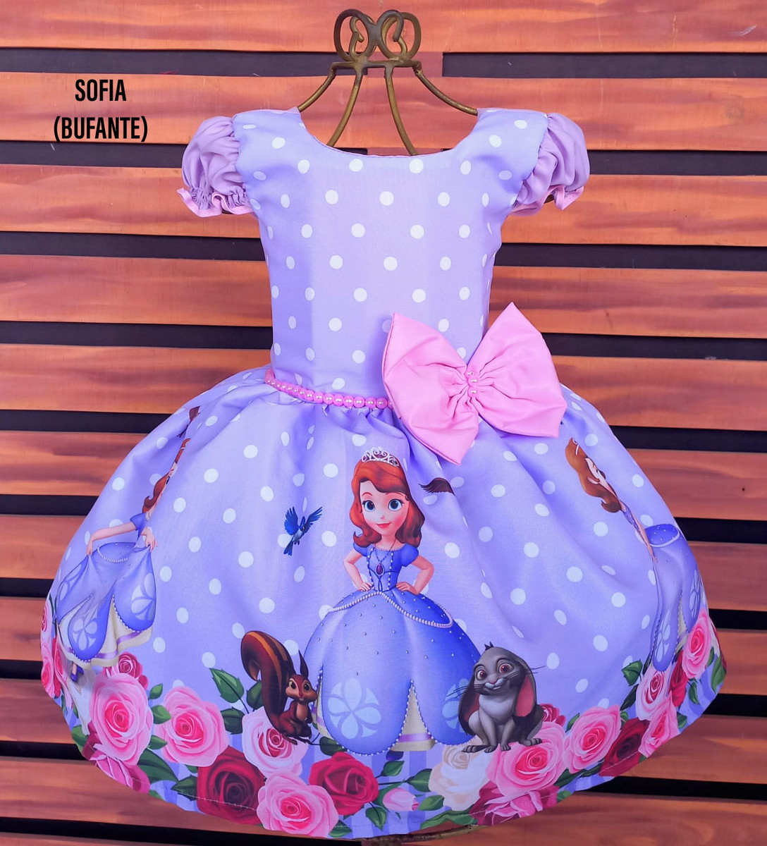 VESTIDO PRINCESA SOFIA  Aqui as PRINCESAS são reais. LOJA FÍSICA