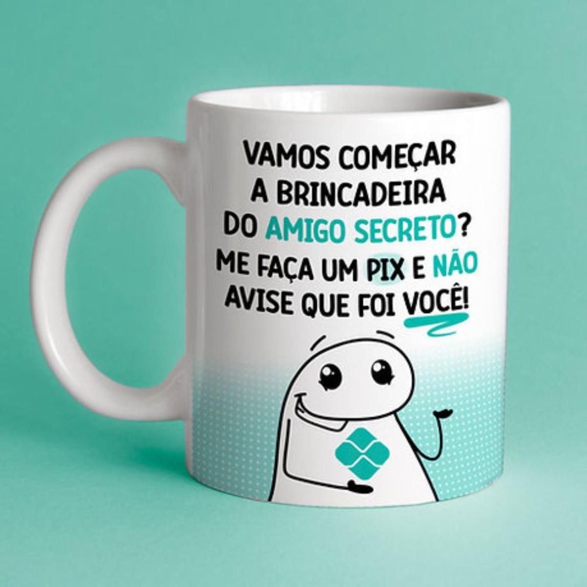 Caneca Flork- Vamos Começar a Brincadeira do Amigo Secreto?