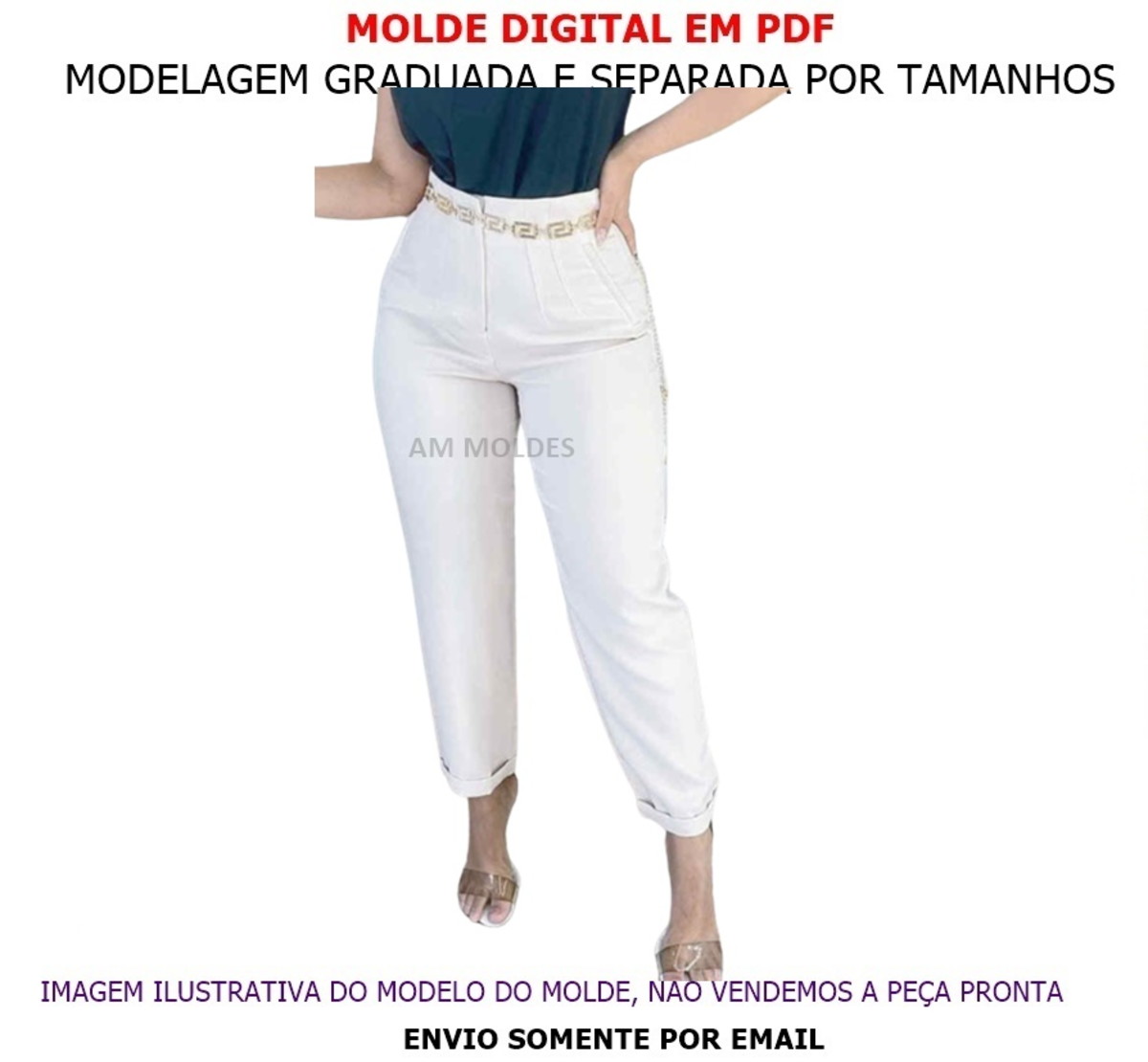 CALÇA SOCIAL FEMININA - CALÇA ALFAIATARIA MODELO SKINNY