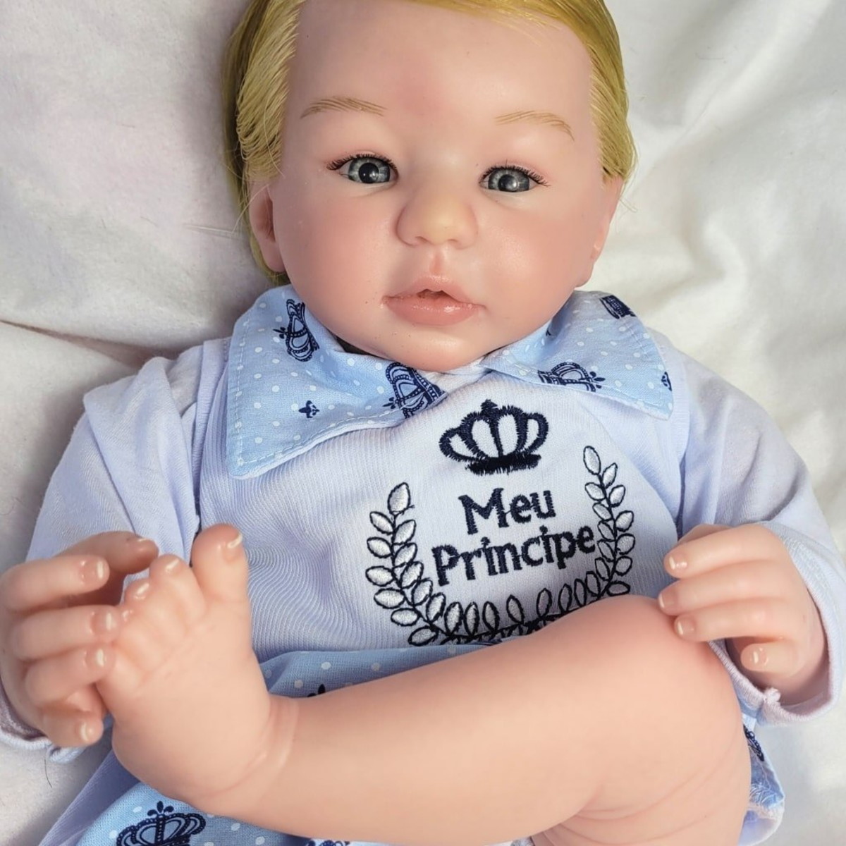 Bebê Reborn SILICONE Realista Joaquim 47 Cm - LUMEN IMPORTADOS