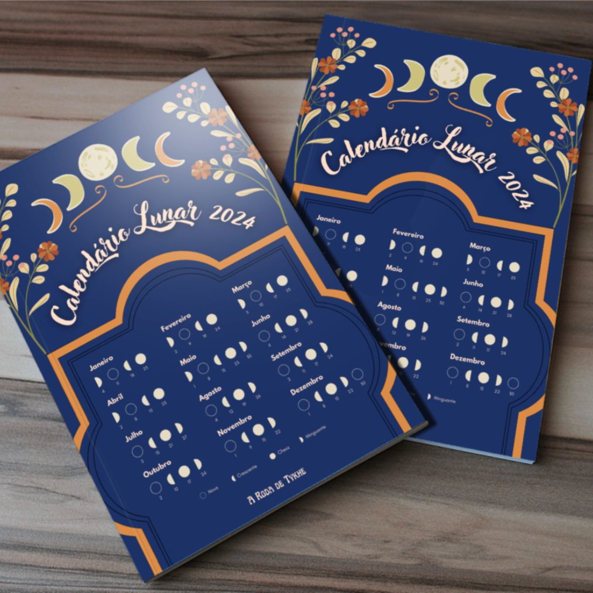 Calendário Lunar 2024 (produto Digital) Elo7 Produtos Especiais