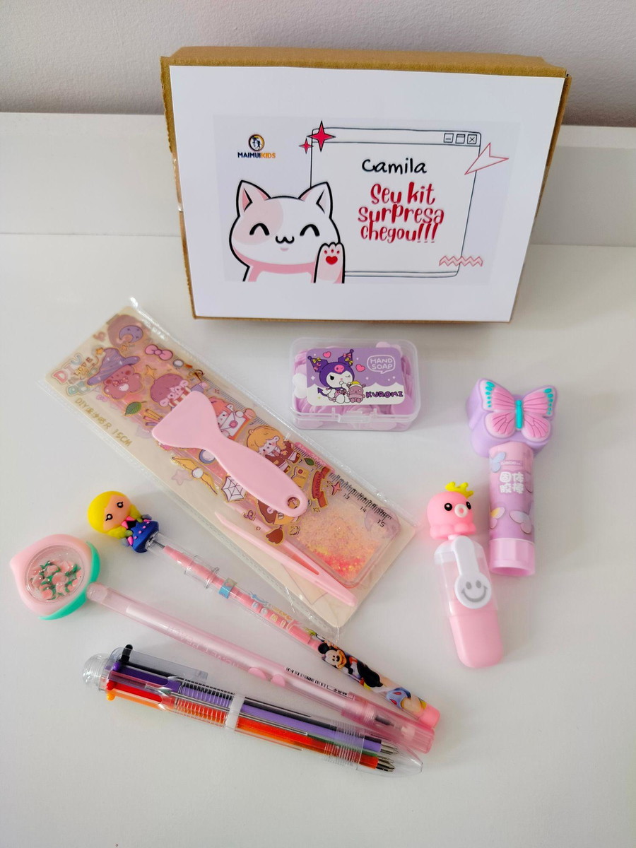 Caixa Surpresa Papelaria Fofa Kawaii Elo7 Produtos Especiais Caixa Surpresa Papelaria Fofa Kawaii Elo7 Produtos Especiais