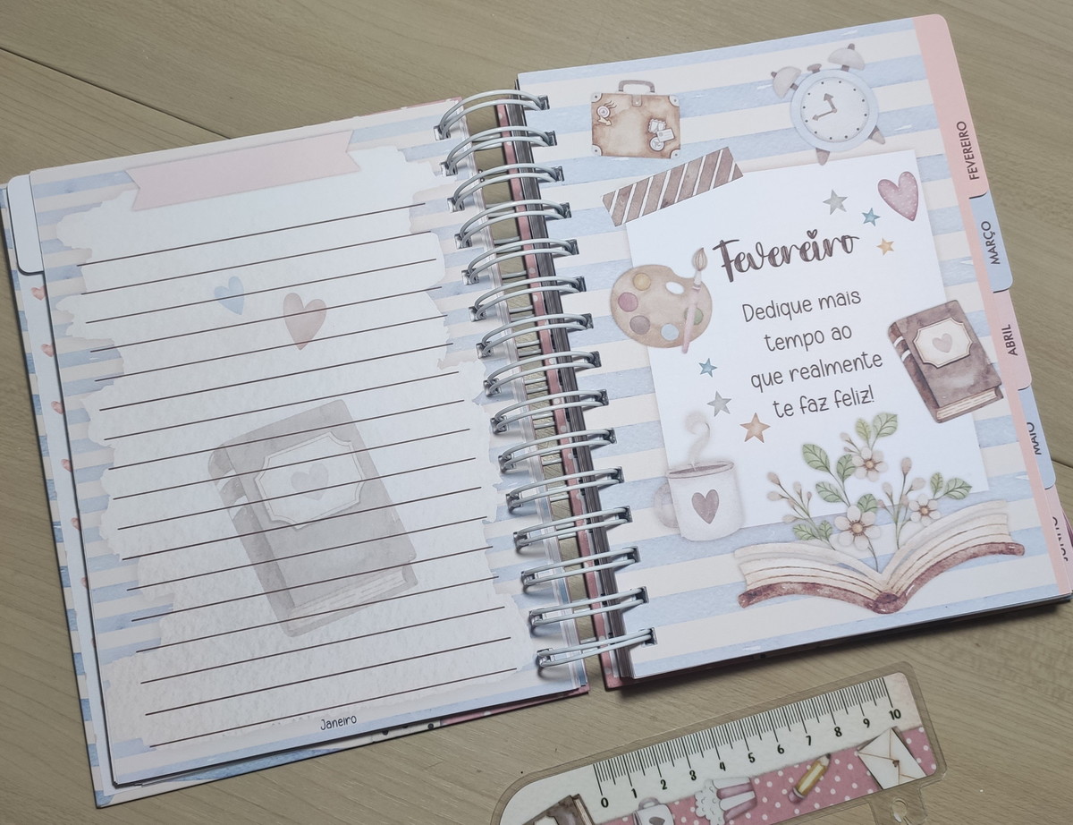 Planner 2025 Personalizado 15x20,6cm Elo7