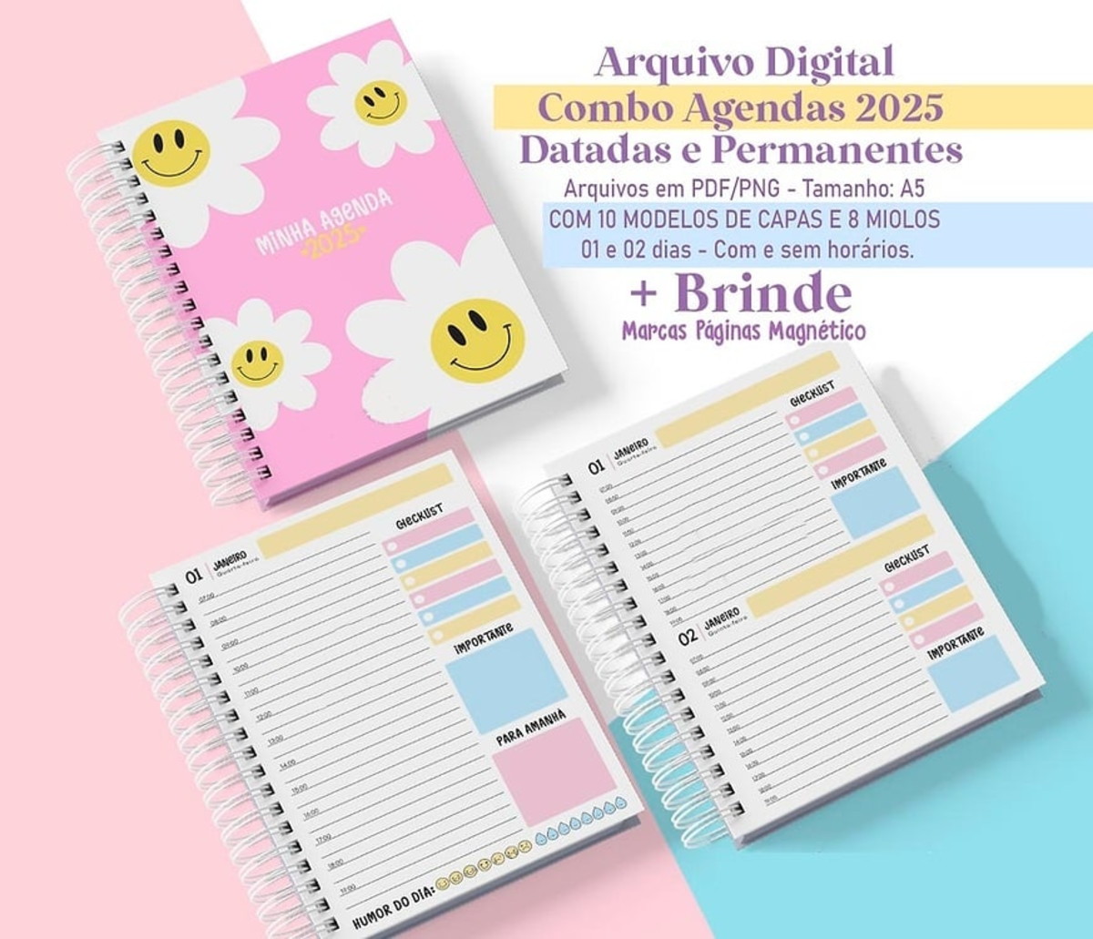 Agendas 2025 Amazon Smile Janot Carmelle
