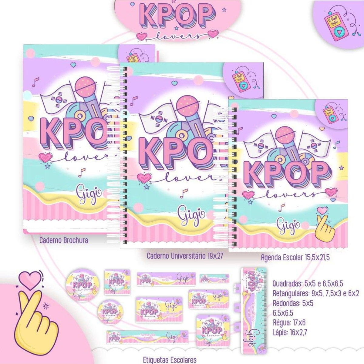 Agenda Kpop 2025 - Arquivo Digital | Elo7 Produtos Especiais