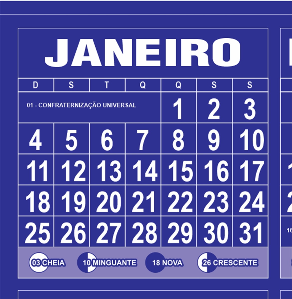 Arquivo Digital Calendário 2026 Editável em Corel Md 03 Elo7