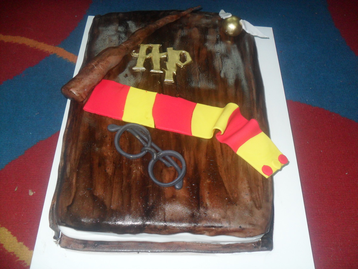 Bolo Harry Potter pasta americana no Elo7 Doces da Fê (2B2A98)