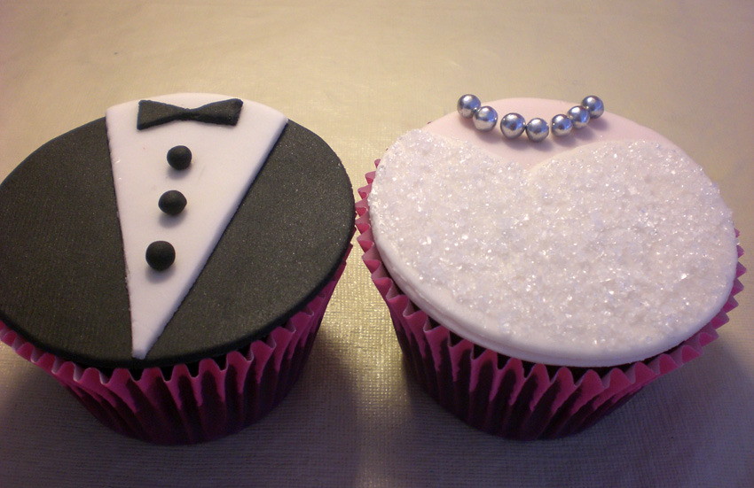 Cup Cakes Noivos Doces & Cia Elo7