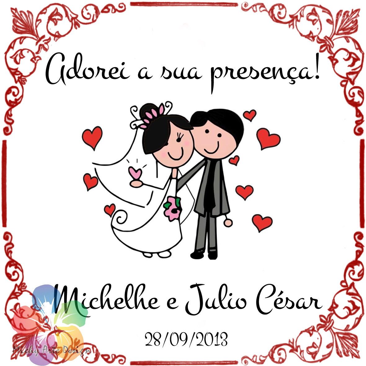 Adesivo Para Sacola Kraft Casamento no Elo7 Michy Arte Design (35212C) Feira Artesanal Vila Do Conde ~ Adesivo Para Sacola Kraft Casamento no Elo7 Michy Arte Design (35212C)