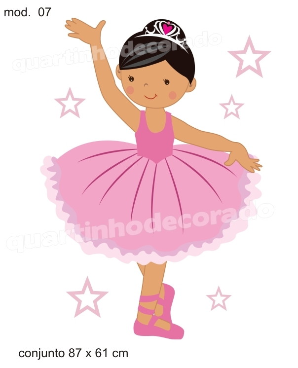 adesivo bailarina modelo 07 no elo7 quartinhodecorado 36c06a