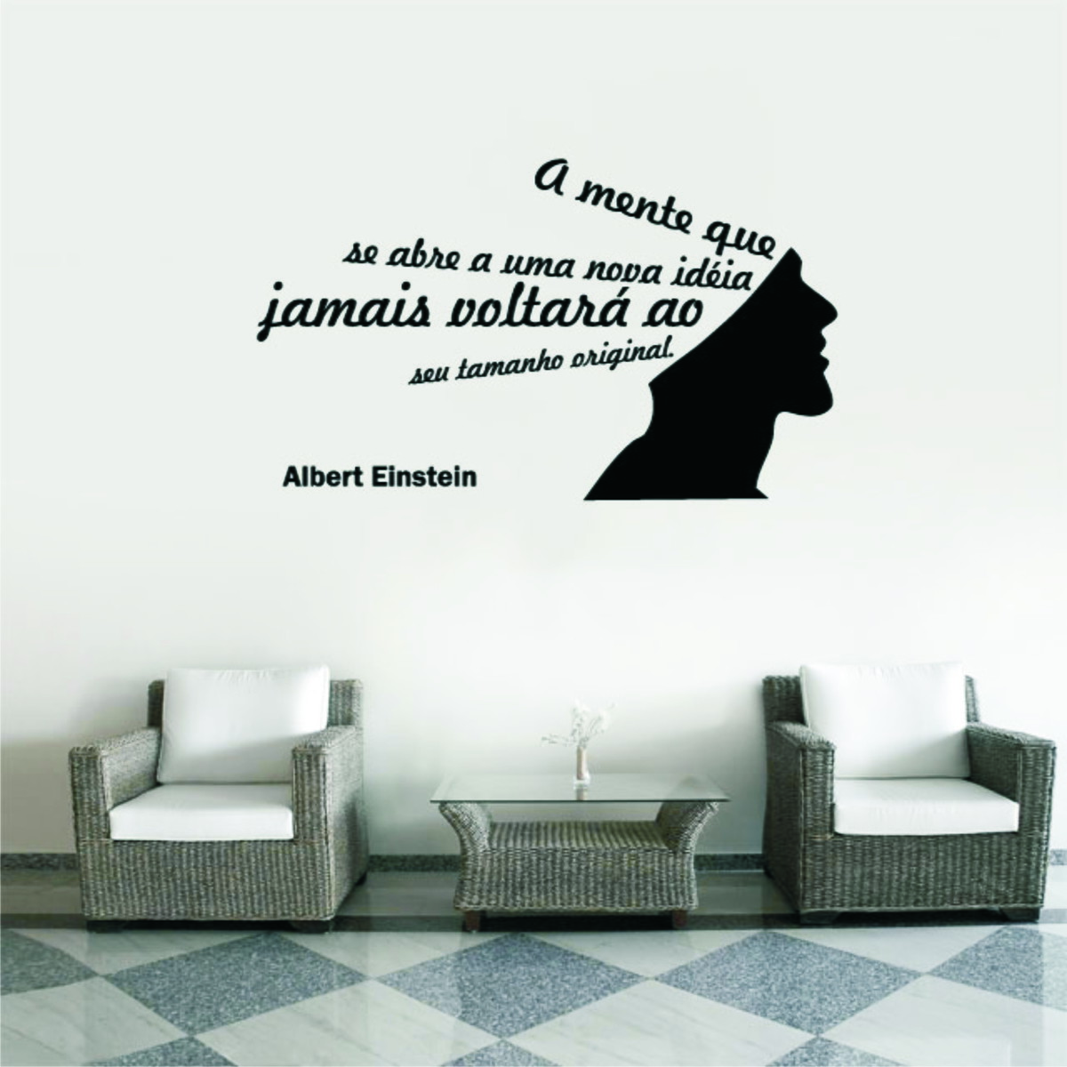 Adesivo Decoraç u00e3o Parede Albert Einsten no Elo7 Paredes decoradas com adesivos (38507B) Adesivo De Parede Versiculo ~ Adesivo Decoraç u00e3o Parede Albert Einsten no Elo7 Paredes decoradas com adesivos (38507B)