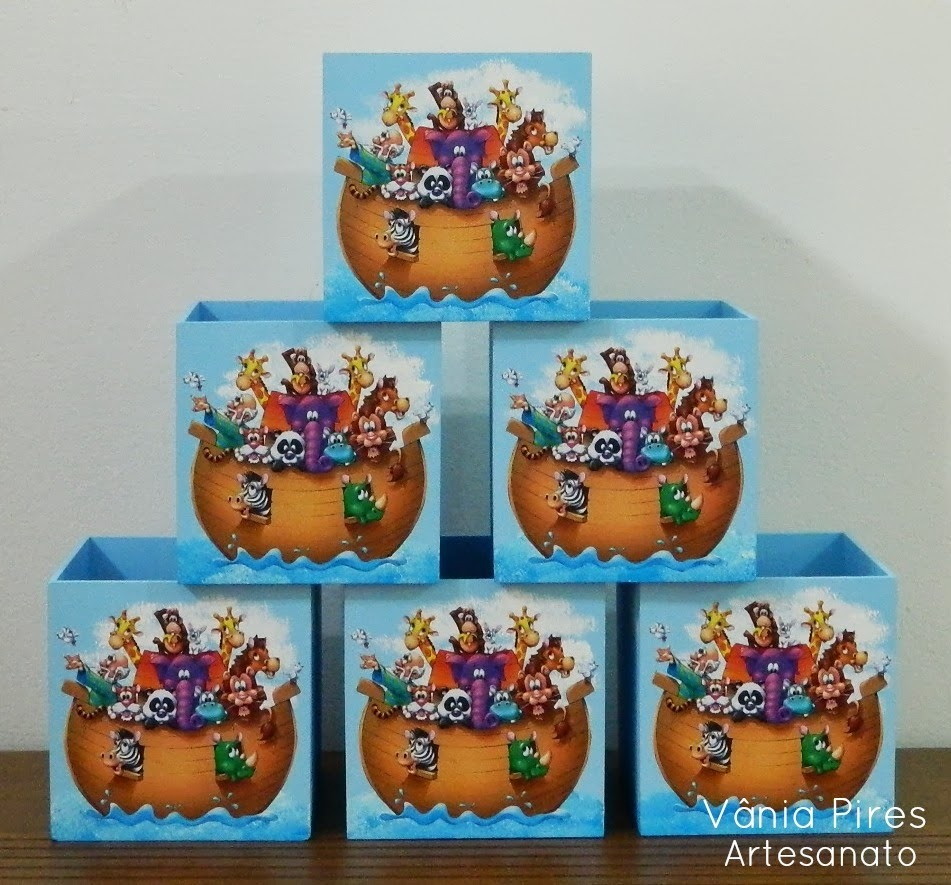 Cachep u00f4 Arca de Noé no Elo7 V u00e2nia Pires Artesanato (38854E) Artesanato Lembrancinhas De Aniversario Infantil Passo A Passo ~ Cachep u00f4 Arca de Noé no Elo7 V u00e2nia Pires Artesanato (38854E)