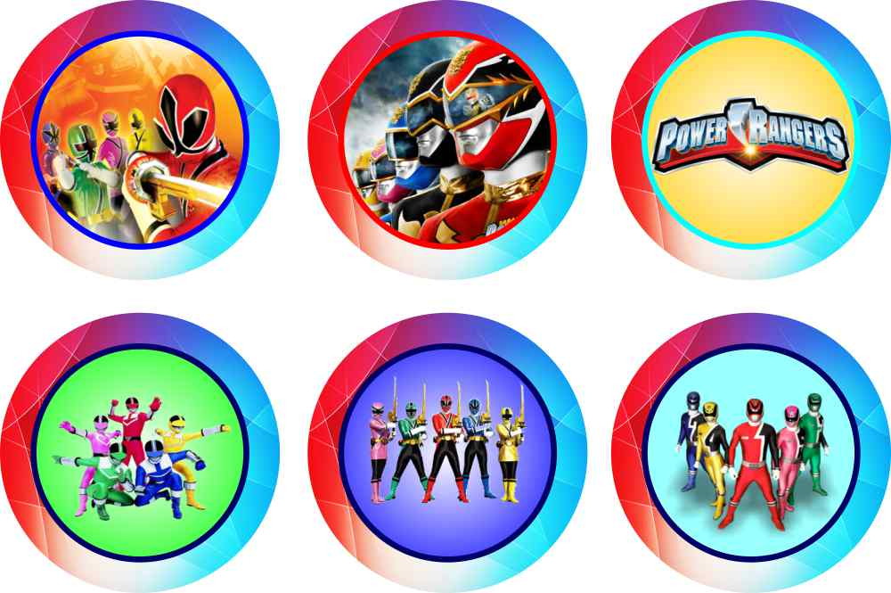 Power Rangers 15 adesivos Marga Brindes Elo7 Adesivo De Delineador ~ Power Rangers 15 adesivos Marga Brindes Elo7