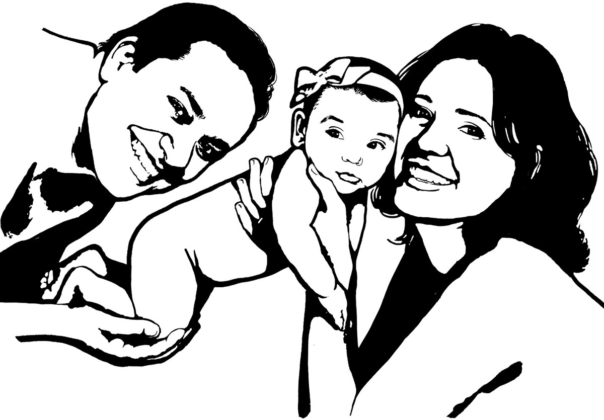 pics Desenho De Pai E Filha lindo desenho familia pai mae filha