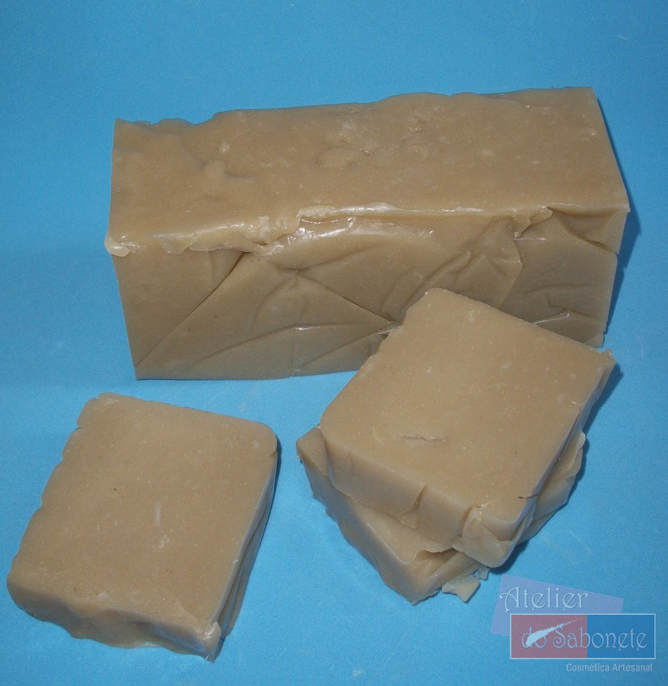 Sabonete barra 1 Kg Argila branca Atelier do Sabonete Loja Artesanato Indiano ~ Sabonete barra 1 Kg Argila branca Atelier do Sabonete
