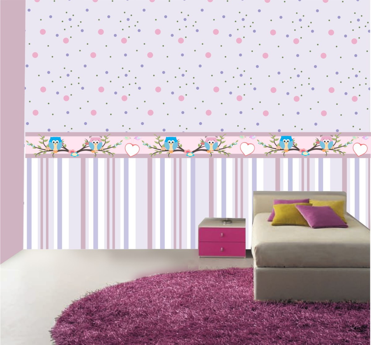 Quarto Coruja menina adesivo Central do Adesivo Elo7 Aparador Significado Cocina ~ Quarto Coruja menina adesivo Central do Adesivo Elo7