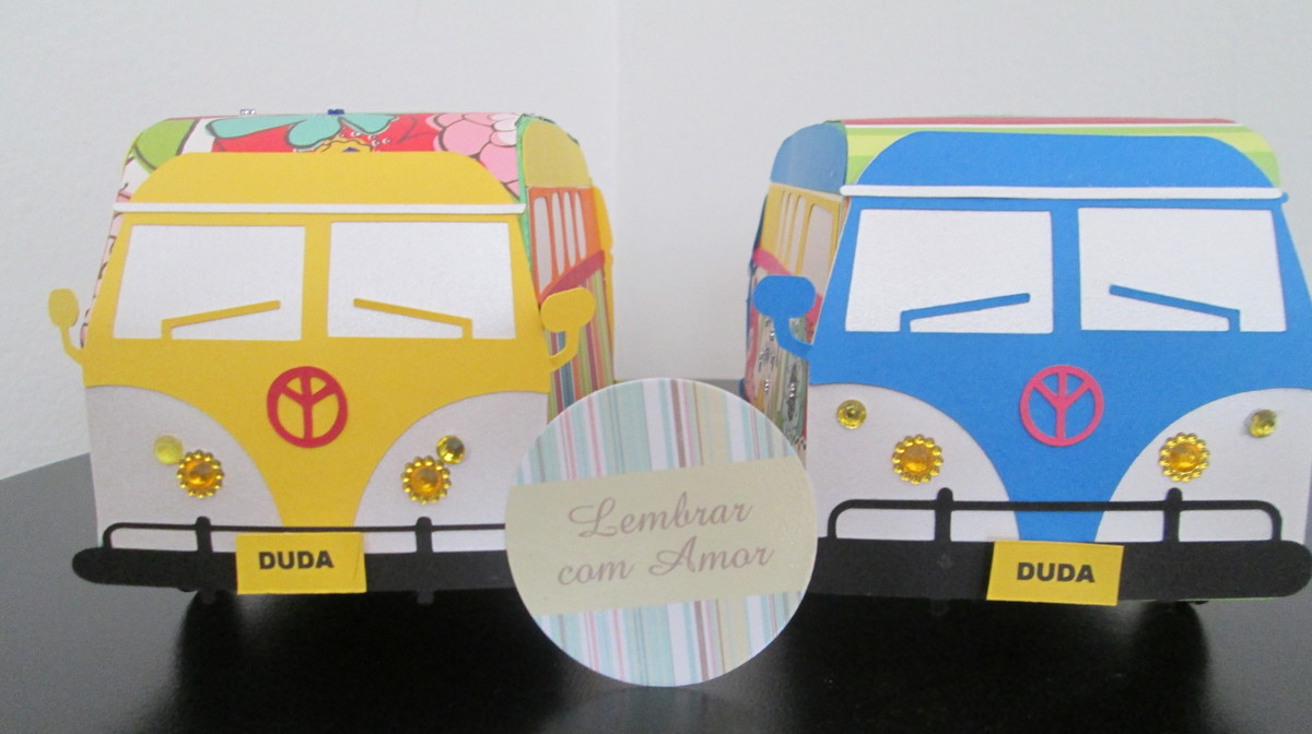 Kombi Hippy Lembrar com Amor Elo7 Enfeite De Kombi ~ Kombi Hippy Lembrar com Amor Elo7