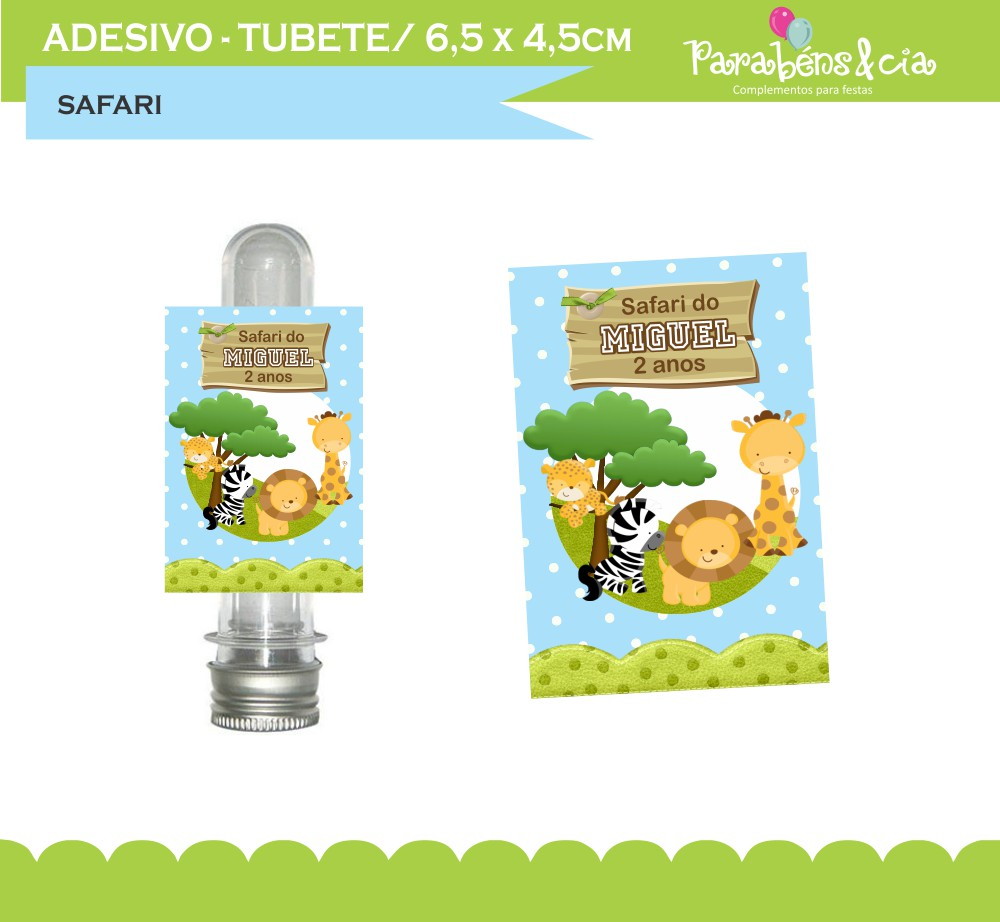 Adesivos tubete Safari baby no Elo7 Parabéns e Cia (417D6A) Artesanato Ideias De Natal ~ Adesivos tubete Safari baby no Elo7 Parabéns e Cia (417D6A)