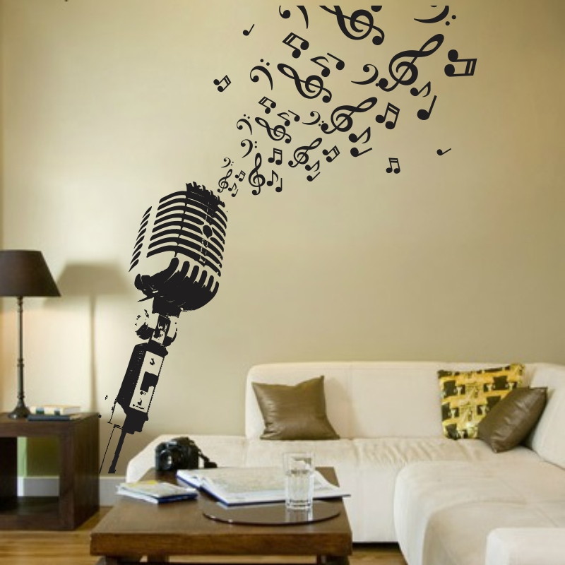 Adesivo Decorativo Microfone Musical no Elo7 SuperTops (438731) Artesanato Em Eva Como Fazer ~ Adesivo Decorativo Microfone Musical no Elo7 SuperTops (438731)
