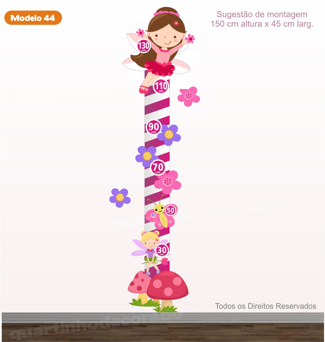 Adesivo Régua Medidor Infantil Mod 44 no Elo7 QuartinhoDecorado (450668) Como Fala Aparador Em Ingles ~ Adesivo Régua Medidor Infantil Mod 44 no Elo7 QuartinhoDecorado (450668)
