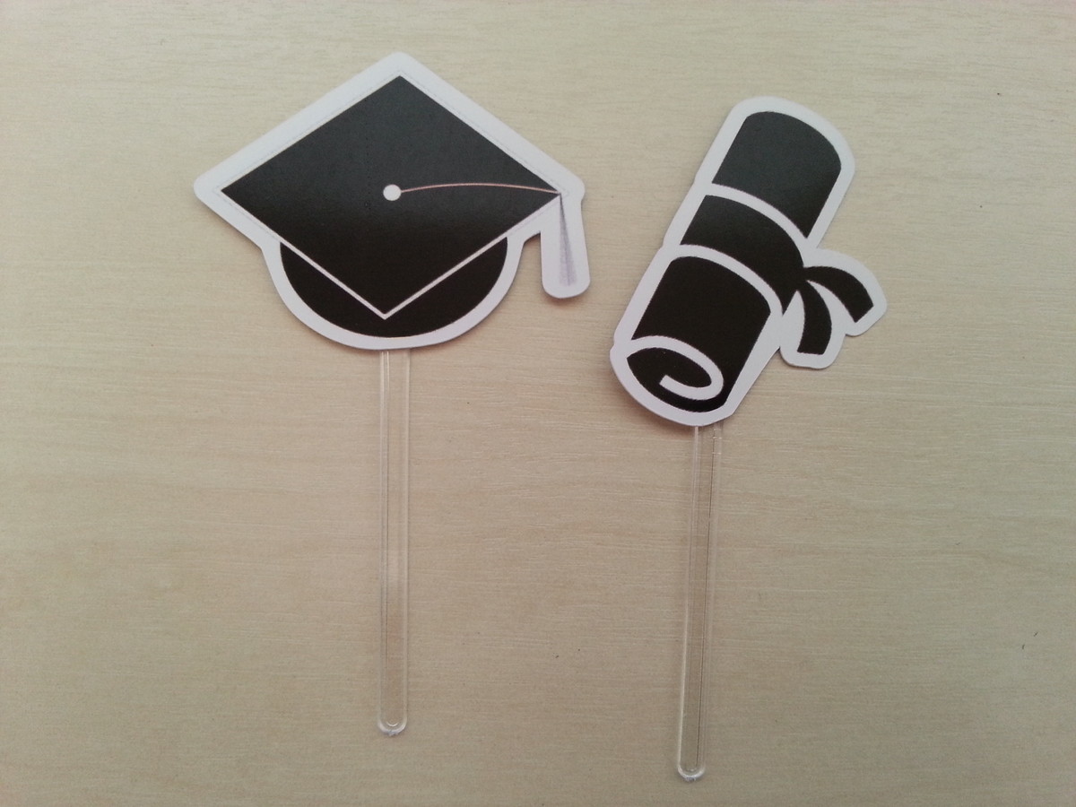 topper para doce capelo e diploma no elo7 risk artes 49debc