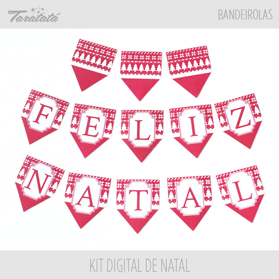 Arte Digital para Bandeirolas de Natal no Elo7 Taratatá Papelaria Personalizada (4A1308) Aparador Sala De Jantar ~ Arte Digital para Bandeirolas de Natal no Elo7 Taratatá Papelaria Personalizada (4A1308)