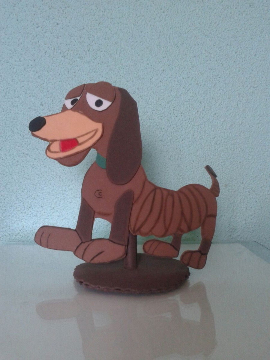 centro d mesa cachorro de mola toy story no elo7 eli e v a