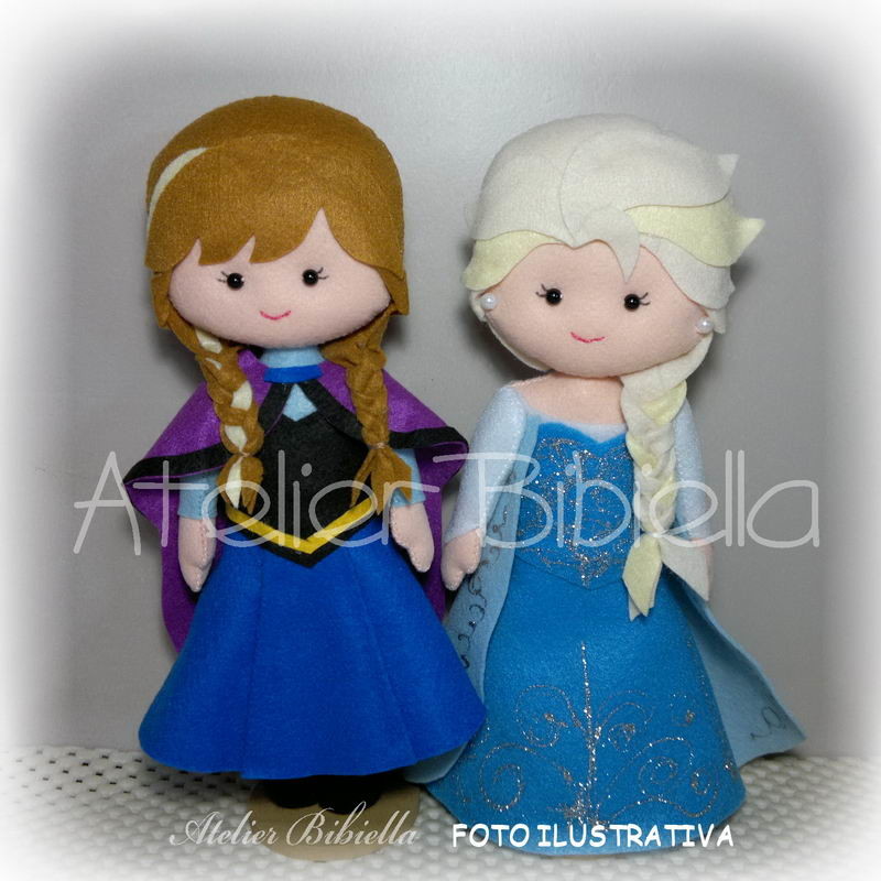 Boneca Frozen - Kit C/ 2 Bonecas (Elsa E Anna)