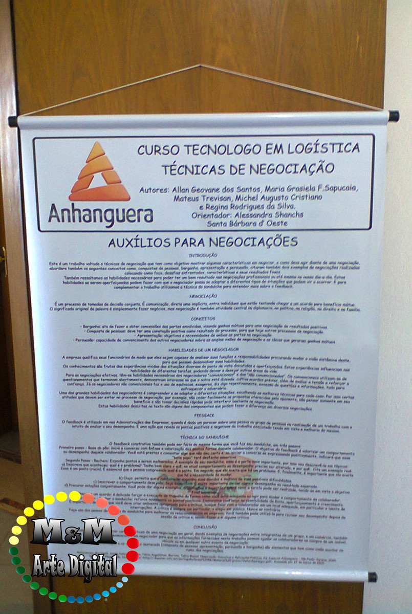 Banner Impresso 120 X 090 M