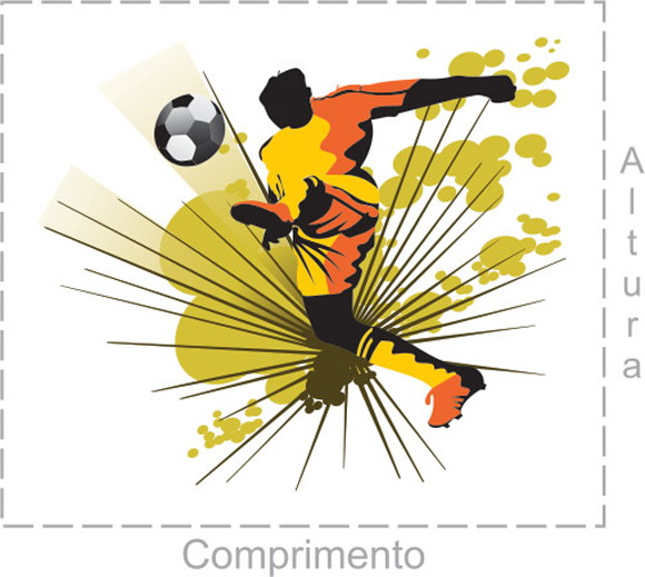 Adesivo de Parede Infantil Futebol no Elo7 Balihai Stickers (4CBDA9) Whal Aparador De Pelos ~ Adesivo de Parede Infantil Futebol no Elo7 Balihai Stickers (4CBDA9)