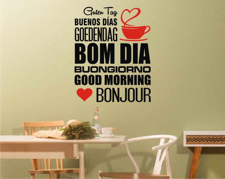 Adesivo de Parede Bom Dia no Elo7 Vetor e Imagem (51A113) Aparador Para Quarto De Casal Com Gavetas ~ Adesivo de Parede Bom Dia no Elo7 Vetor e Imagem (51A113)