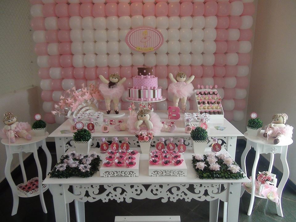 Decoraç u00e3o Chá de Bebe Bailarinas Adriana Aparecida do Nascimento Elo7 -> Decoração Cha De Bebe Com Papel Crepom Decoraç u00e3o Chá de Bebe Bailarinas Adriana Aparecida do Nascimento Elo7 -> Decoração Cha De Bebe Com Papel Crepom