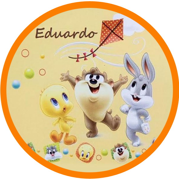adesivo 5 cm looney
