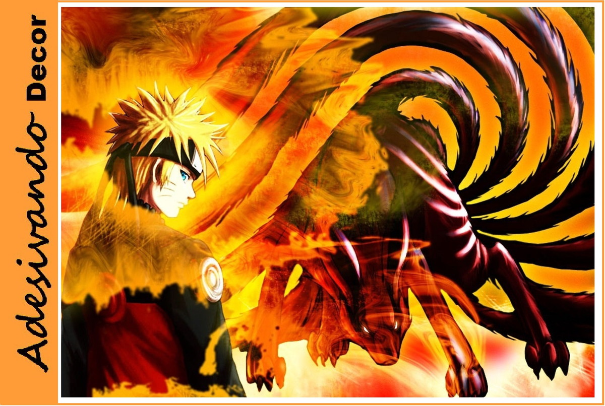 ADESIVO VINIL NARUTO RAPOSA 3,0mx3,0m Adesivando Decor Armario Cozinha Magazine Luiza ~ ADESIVO VINIL NARUTO RAPOSA 3,0mx3,0m Adesivando Decor
