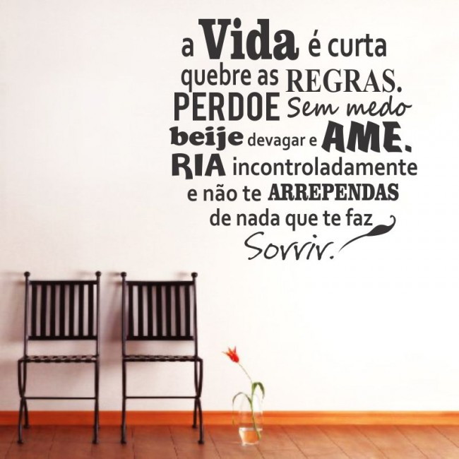 Adesivo Frases e Lições Paredes Decoradas Garantia de 5 anos Elo7 Artesanato Reciclado De Natal ~ Adesivo Frases e Lições Paredes Decoradas Garantia de 5 anos Elo7