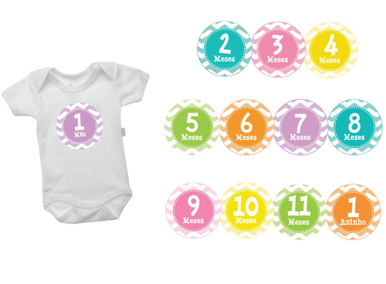 Kit Adesivo Mesversário Menina no Elo7 Maju Gifts (557EE4) Adesivo De Emagrecimento Funciona ~ Kit Adesivo Mesversário Menina no Elo7 Maju Gifts (557EE4)