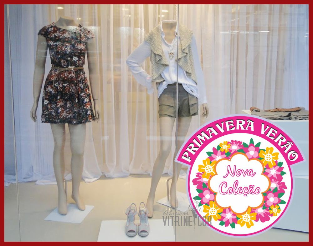 Adesivos De Vitrine Primavera Verão No Elo7 Vitrinecor 4490de