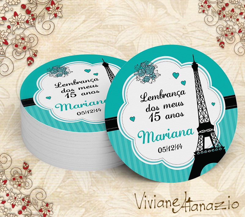 Adesivo Redondo Paris 00260 Viviane Atanazio Elo7 Aparador De Madeira Branco ~ Adesivo Redondo Paris 00260 Viviane Atanazio Elo7
