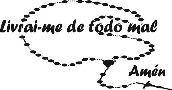 Adesivo Decorativo Frases Livrai me GAUDESIVOS Elo7 Artesanato Xamanico ~ Adesivo Decorativo Frases Livrai me GAUDESIVOS Elo7