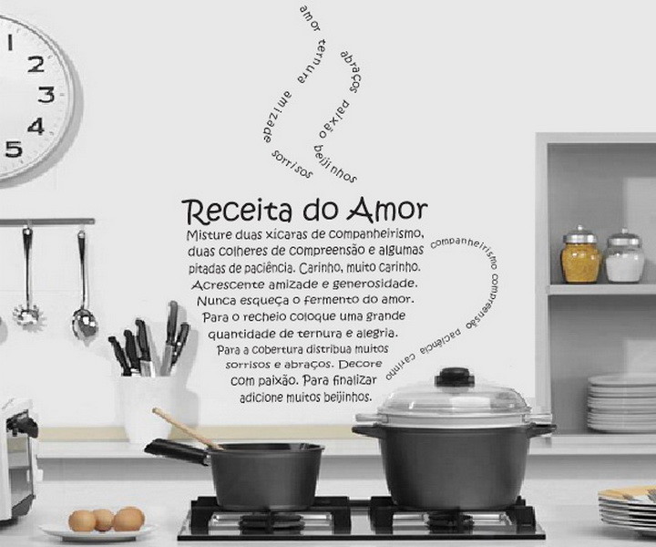Adesivo Cozinha Xícara Receita Do Amor no Elo7 Vem Artesanato Que Mais Vende Na Internet ~ Adesivo Cozinha Xícara Receita Do Amor no Elo7 Vem