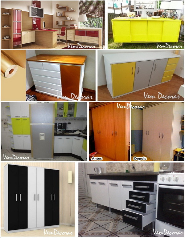 Adesivo Envelopamento Geladeira e Móveis Vem Decorar Armario Closet Medidas ~ Adesivo Envelopamento Geladeira e Móveis Vem Decorar
